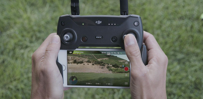 Dji spark best sale controller review